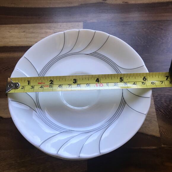 Vintage Mikasa Fine China Saucer Plates Set of 6 Fleetwood L9708 Made in Japan - Picture 3 of 4